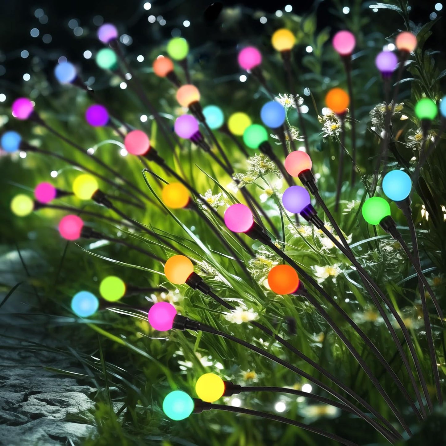 Solar Firefly Glow Lights (8 Bulbs / Set)