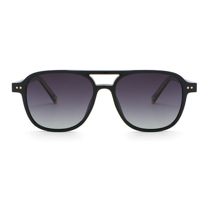 Double Bridges Polarized Aviator Sunglasses