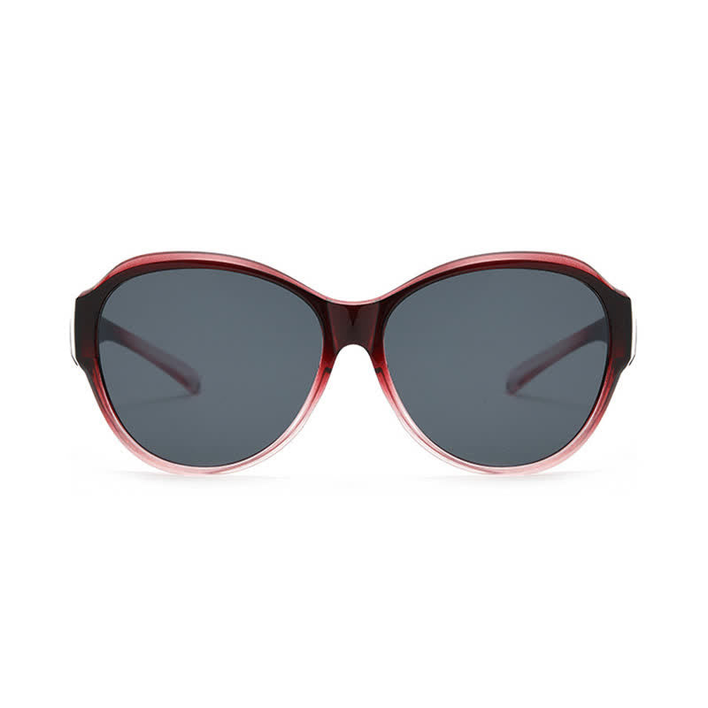 Fit Over Glasses Butterfly Frame Polarized Sunglasses