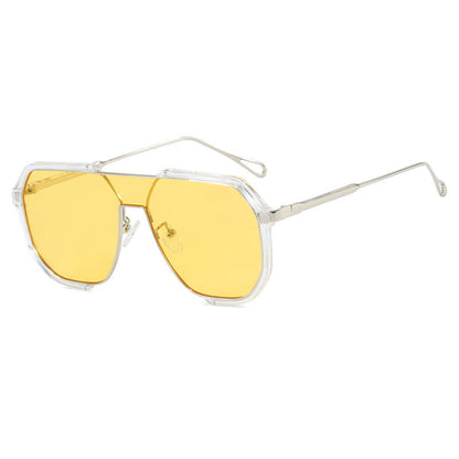 Unisex Double Bridges Aviator Sunglasses