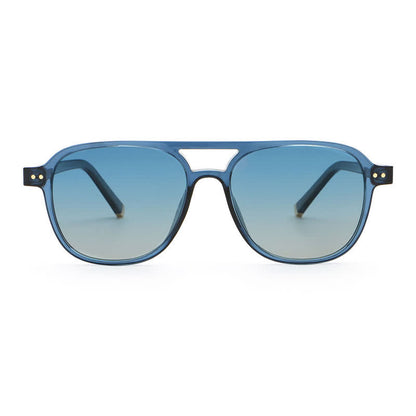 Double Bridges Polarized Aviator Sunglasses