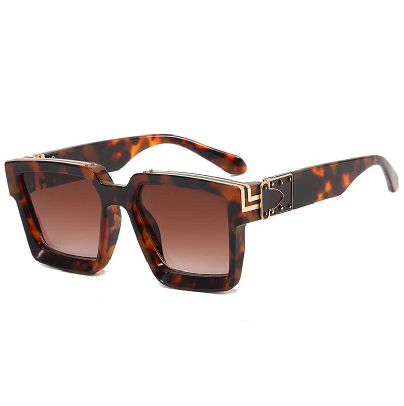 Brown Leopard Print