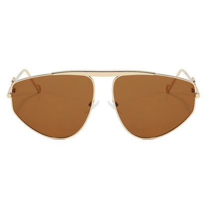 Hollow-out Irregular Aviator Sunglasses