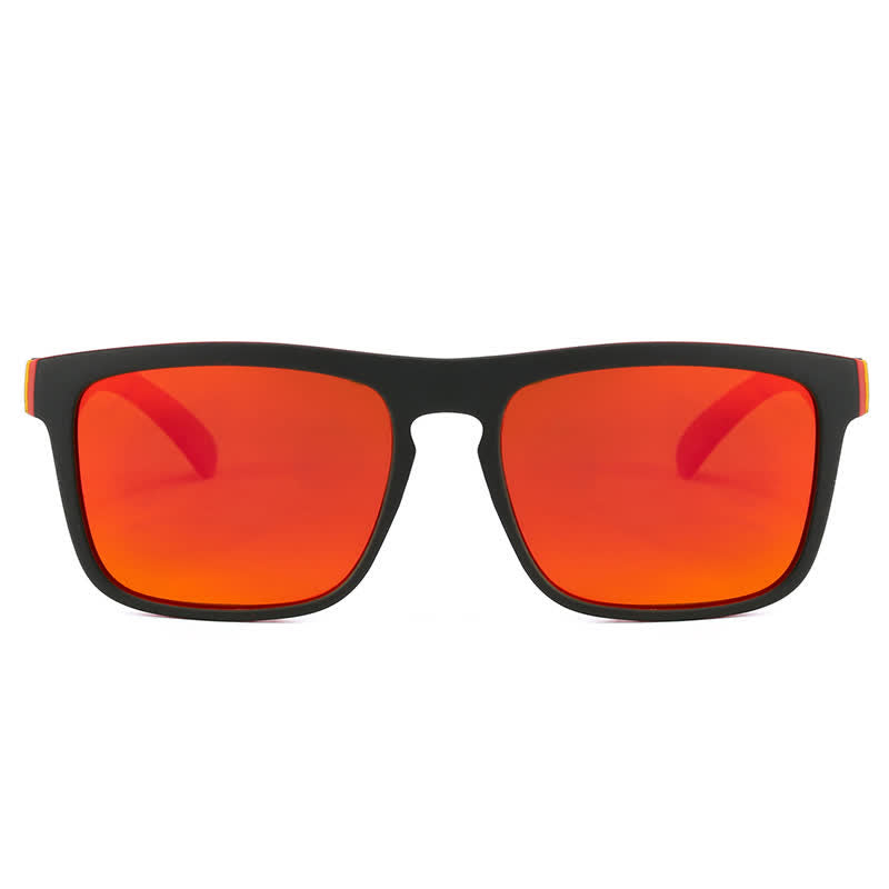Simple Polarized Square Frame Trendy Sunglasses for Outdoor Activities