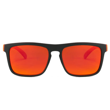 Simple Polarized Square Frame Trendy Sunglasses for Outdoor Activities