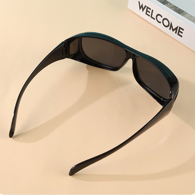 Fit Over Glasses Wrap Around Polarized Sunglasses for Sports&Driving