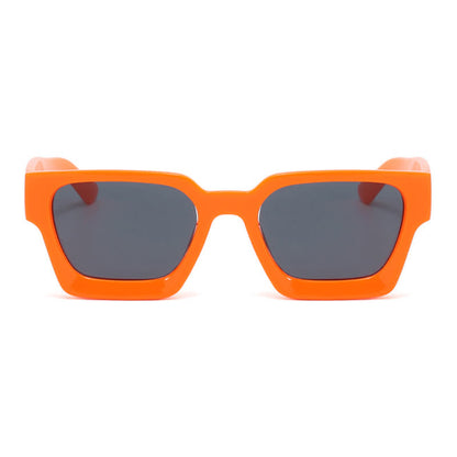 Square Frame Tinted Sunglasses