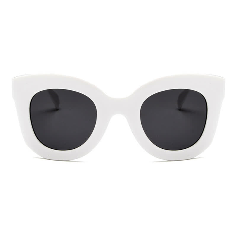 Vintage Square Frame Oversized Sunglasses