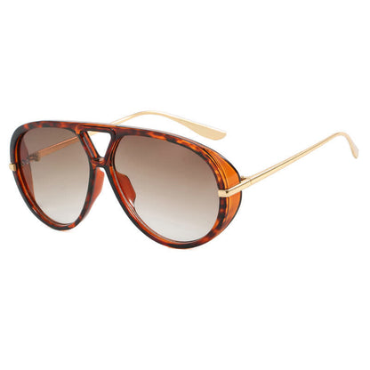 Fashion Double Bridges Aviator Sunglasses