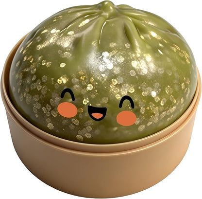 Glitter Dumpling Squishy Toy – Soft Stress Relief Fidget Toy
