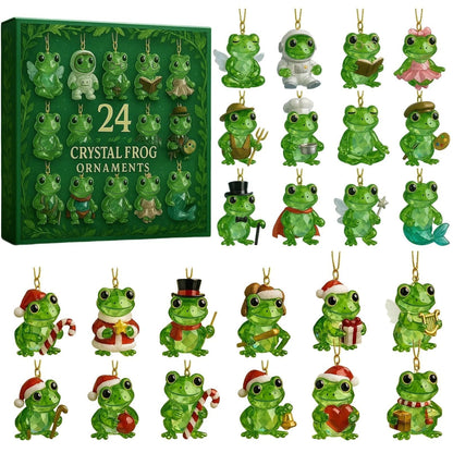 🐸Frog Advent Calendar 2025 | 24 Crystal Charms, Limited Edition Collectible Gift Box