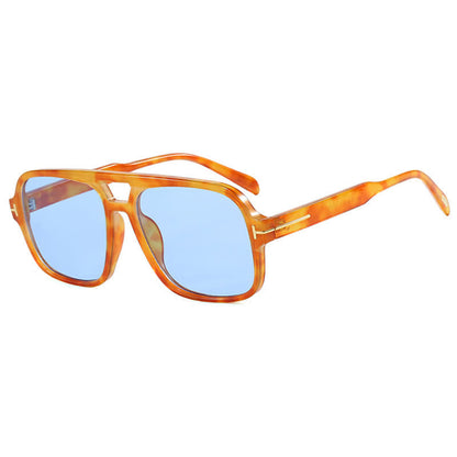 Double Bridges Retro-Vintage Aviator Sunglasses