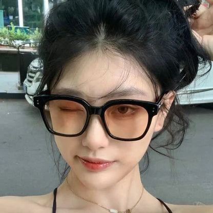 Hipster Unisex Square Frame Classic Sunglasses