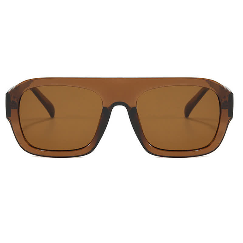 Square Large Frame Trendy Sunglasses