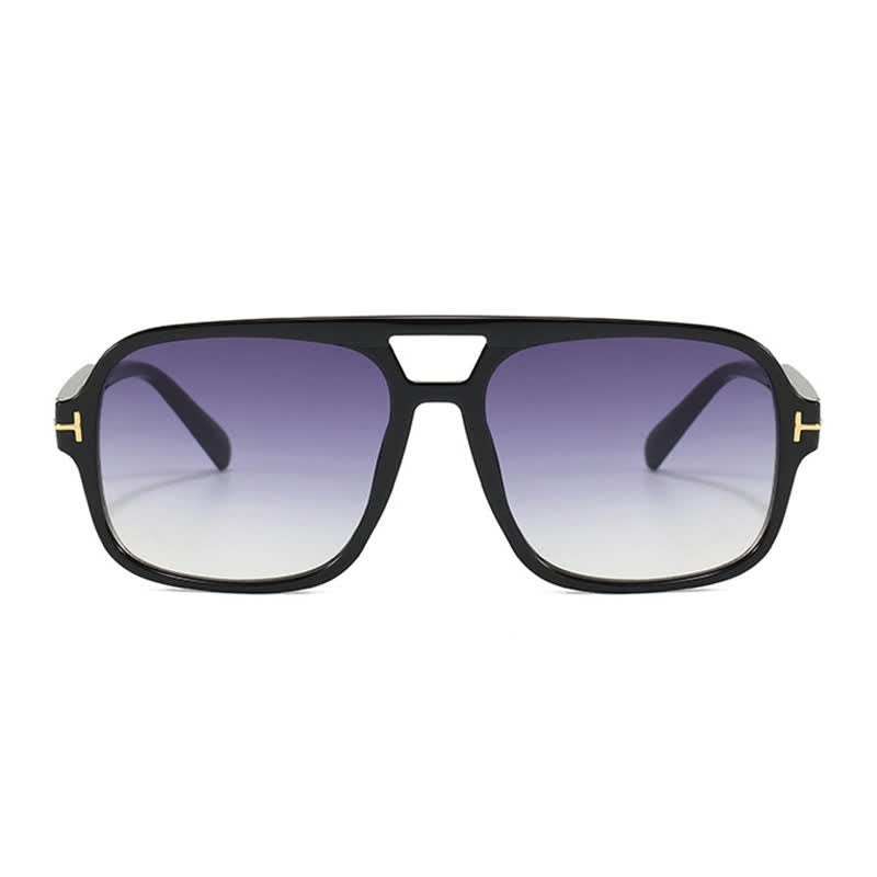 Double Bridges Retro-Vintage Aviator Sunglasses