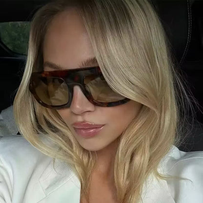 Square Large Frame Trendy Sunglasses