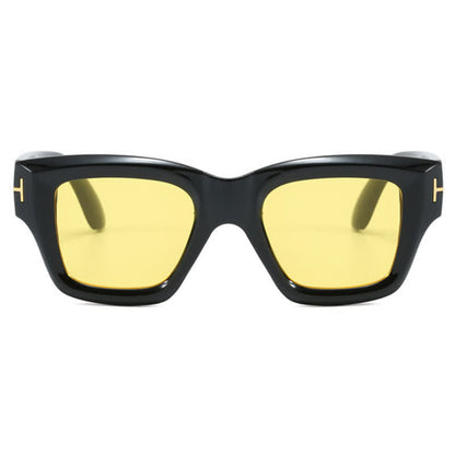 Classic Unisex Square Frame 'T' Design Sunglasses