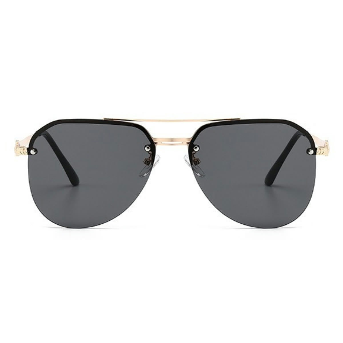 Aviator Frame Double Bridges Driving Sunglasses