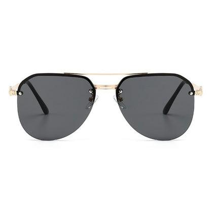 Aviator Frame Double Bridges Driving Sunglasses
