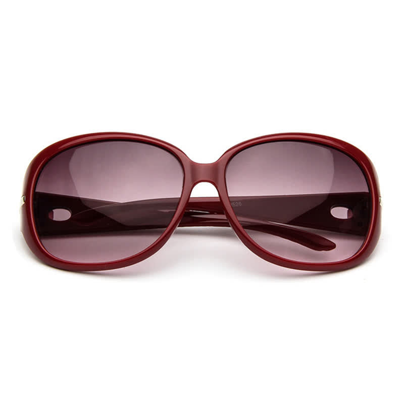 Vintage Oversized Square Frame Sunglasses