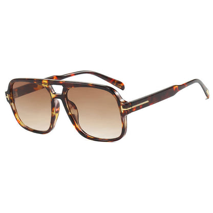 Double Bridges Retro-Vintage Aviator Sunglasses