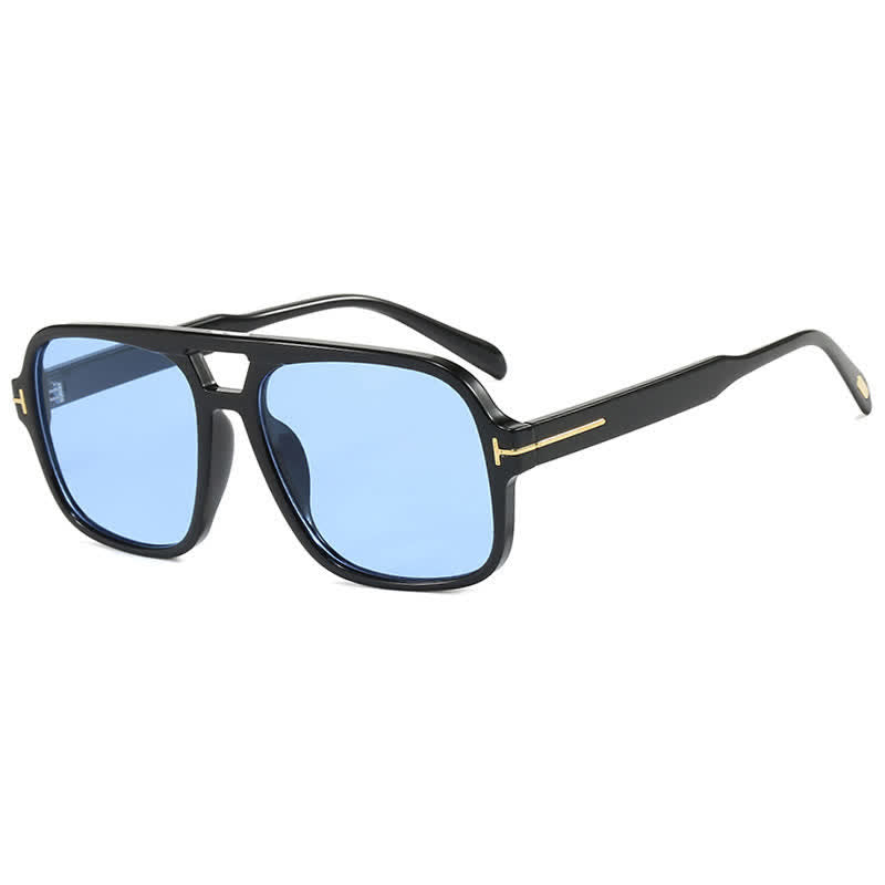 Double Bridges Retro-Vintage Aviator Sunglasses