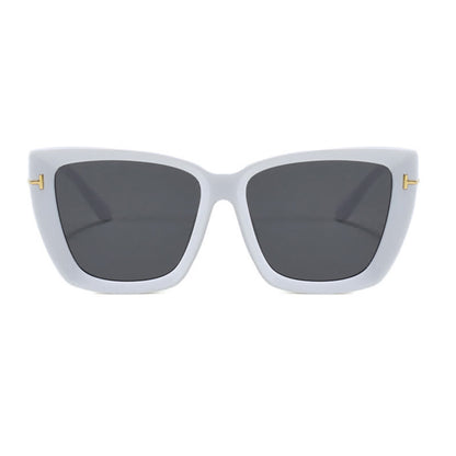 'T' Design Square Frame Oversized Sunglasses