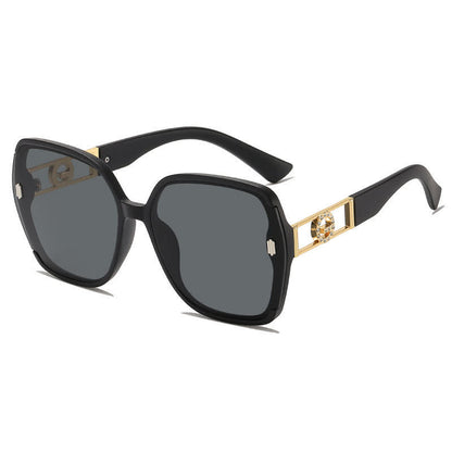 Fashion Square Hollow-out Oversized Sunglasses