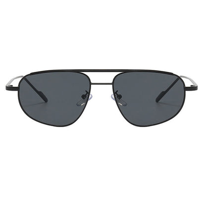Double Bridges Hipster Aviator Sunglasses