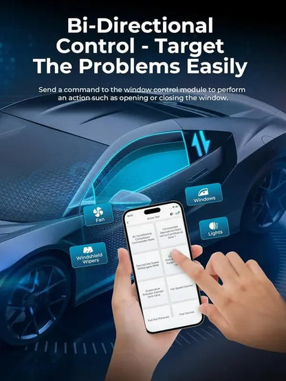 TopScan OBD2 Scanner Bluetooth Wireless Full System Diagnostic Tool
