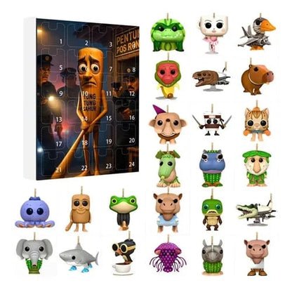 🔥Last Day 70% OFF - 🎁Tung Tung Tung Sahur Italian Brainrot Countdown 24Days Advent Calendar