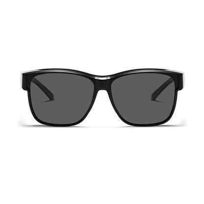 Fit Over Glasses Square Frame Polarized Sunglasses