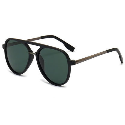 Double Bridges Polarized Aviator Sunglasses