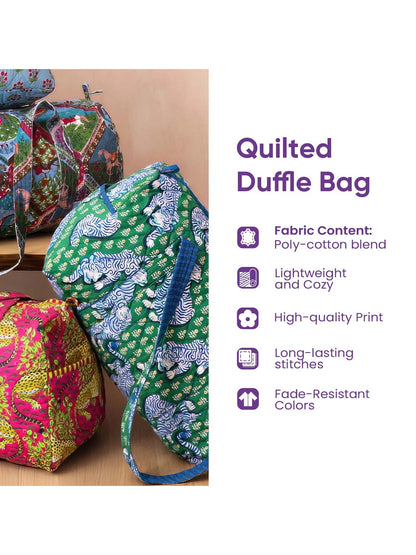 Joyful Miles Quilted Travel Bag