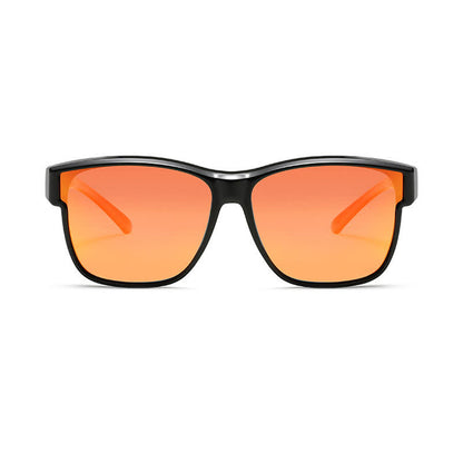 Fit Over Glasses Square Frame Polarized Sunglasses