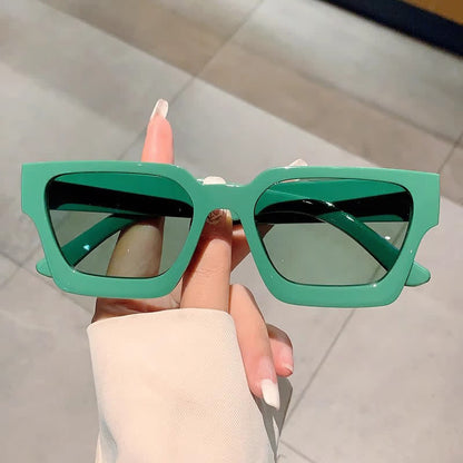 Square Frame Tinted Sunglasses