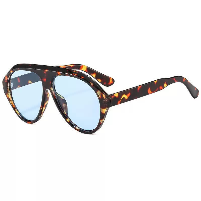 Hipster Oversized Frame Aviator Sunglasses