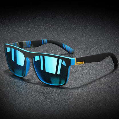 Simple Polarized Square Frame Trendy Sunglasses for Outdoor Activities