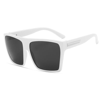 Flat Top Oversized Square Frame Fashion Sunglasses