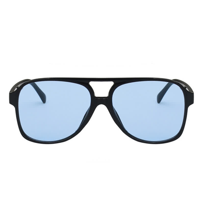 Double Bridges Fashion Aviator Sunglasses