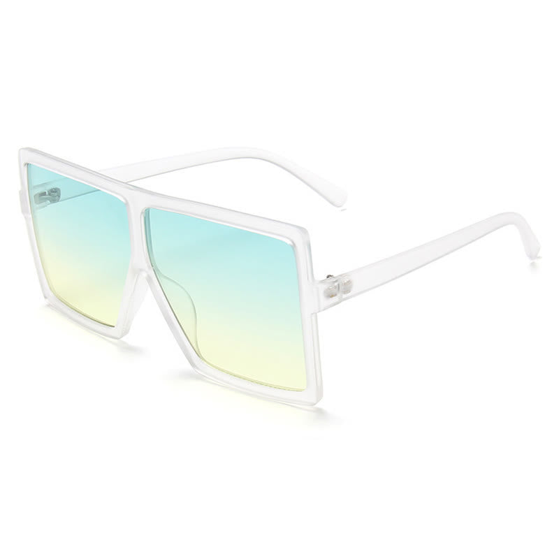Square Oversized Frame Fashion Sunglasses
