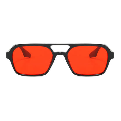 Double Bridges Retro Aviator Sunglasses