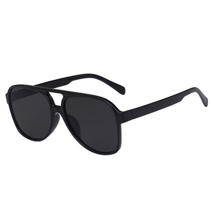Double Bridges Fashion Aviator Sunglasses