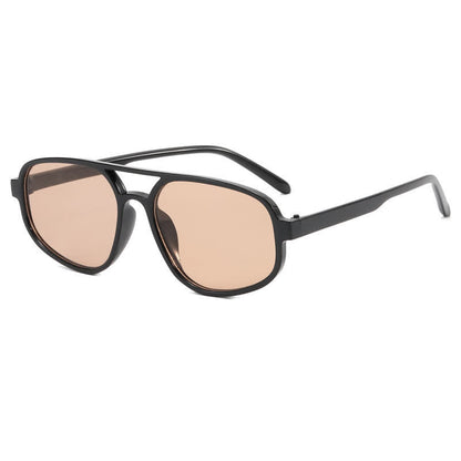 Double Bridges Vintage Aviator Sunglasses
