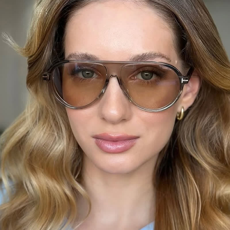 Small Frames 'T' Design Aviator Sunglasses