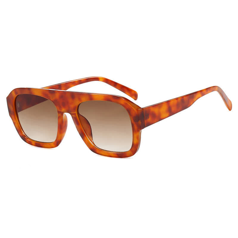 Square Large Frame Trendy Sunglasses