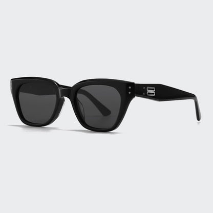 Hipster Classic Square Frame Sunglasses with Nylon Lenses