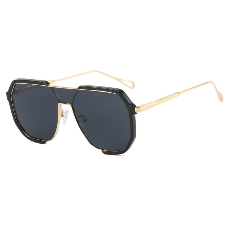 Unisex Double Bridges Aviator Sunglasses