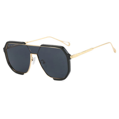 Unisex Double Bridges Aviator Sunglasses