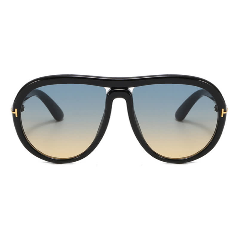 'T' Design Hipster Aviator Sunglasses